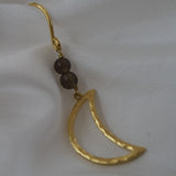 Stine a Bella Moon Earring Mocha - Single