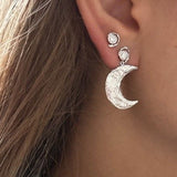 Stine a Big Flow Earring Silver - Single
