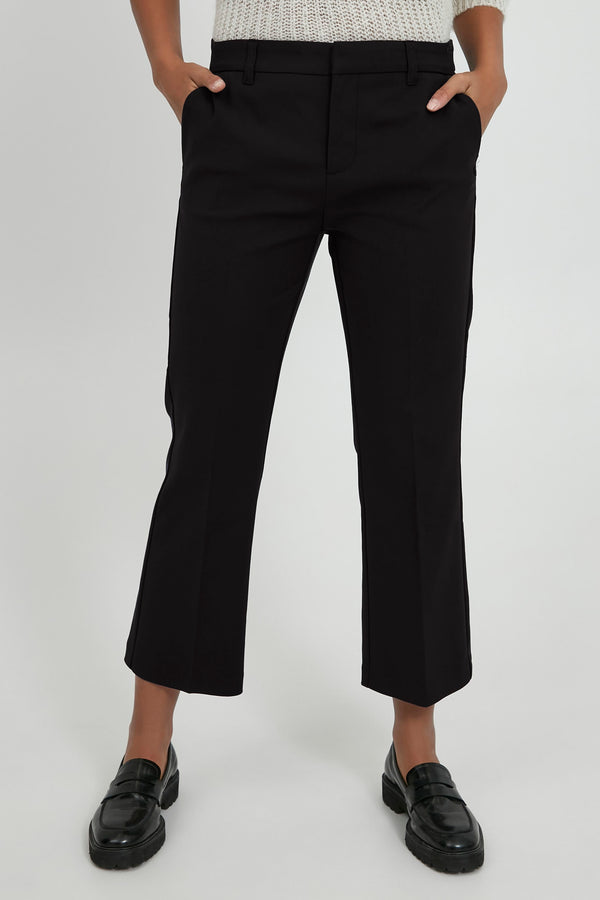 Pulz Jeans Bindy HW Pants Kickflared leg  - Black