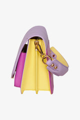 Noella Blanca Multi Compartment Bag Lilac/Pastel Yellow Mix