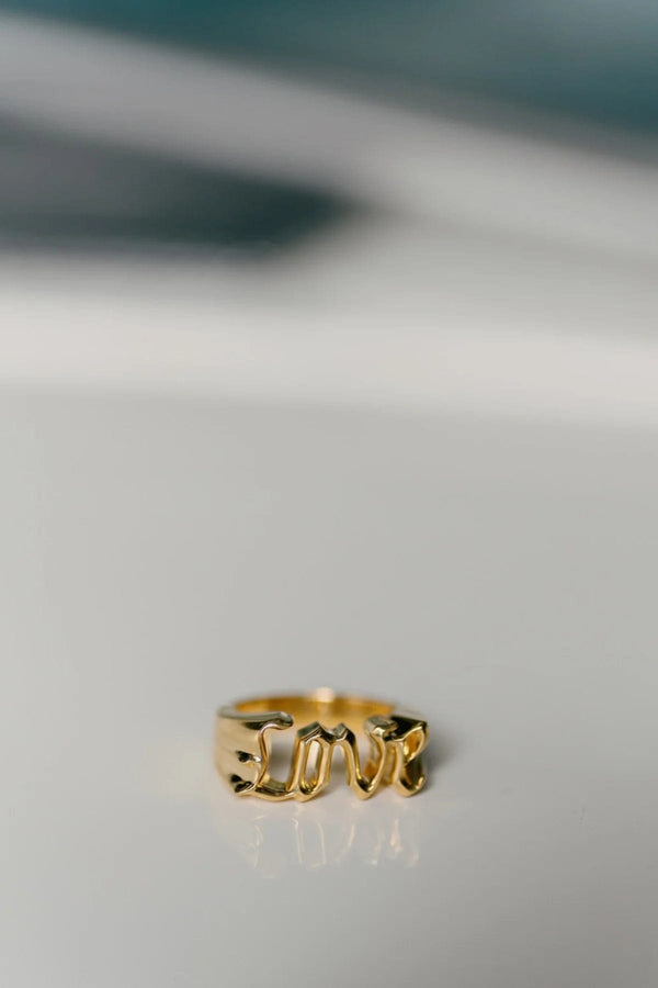 IX Studios Love Ring - Gold