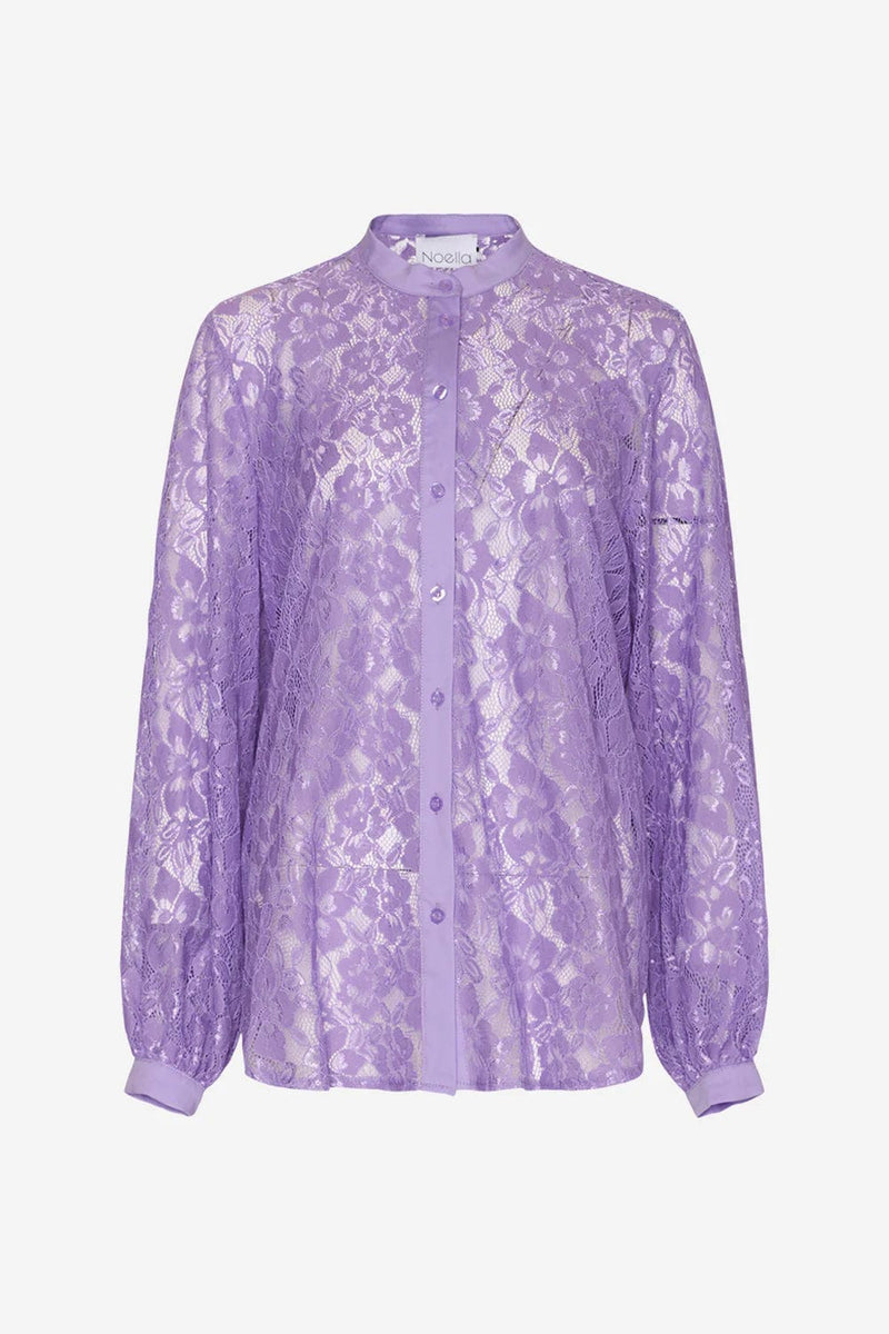 Noella - Bristol Lace Shirt - Lilac