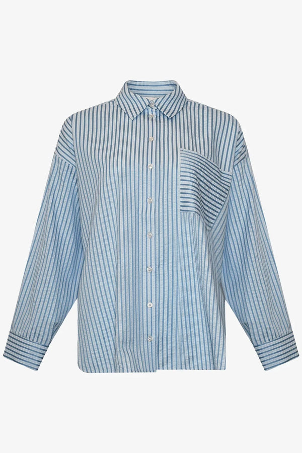 Noella Cara Shirt - Blue Stripe