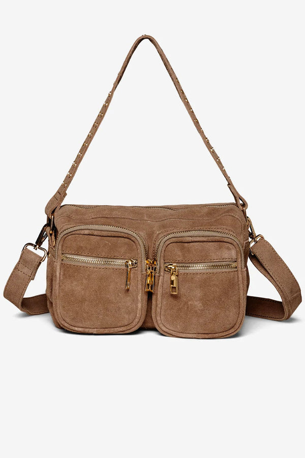 Noella Celina Bag Real Suede W. Gold - Taupe