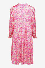 Noella Cindy Lipe LS Dress - Pink Mix