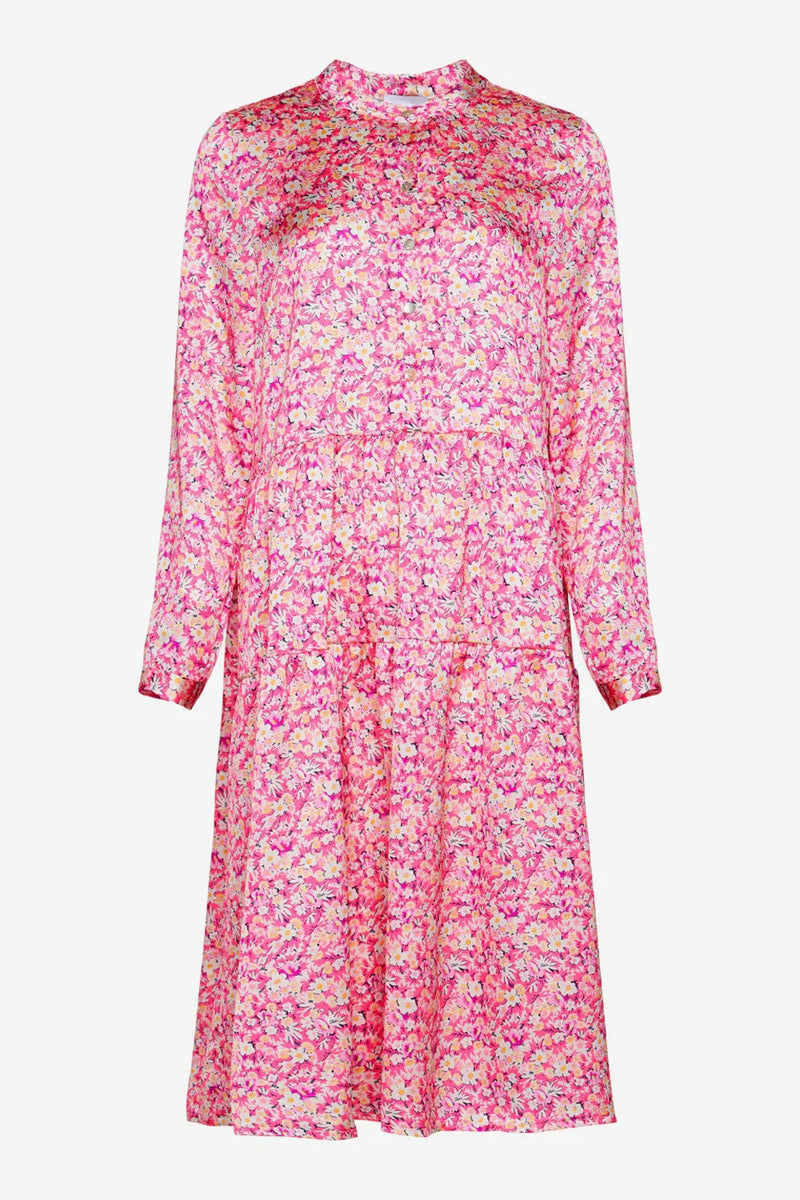 Noella Cindy Lipe LS Dress - Pink Mix