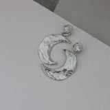 Stine a Claire De Lune Earring Silver - Right - Single