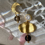 Stine a Petit Cleo Mocha Earring - Single