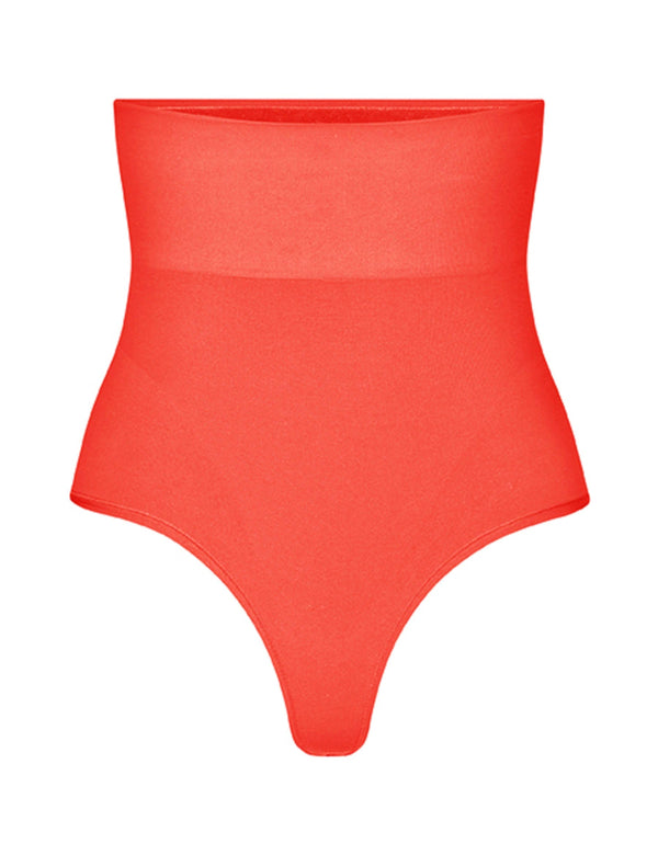 Lykkeland Second Skin High Waist Thong - Red