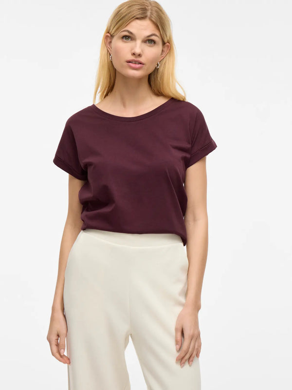 Vila Dreamers New Pure T-shirt - Fig