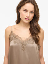 Vila Lacey Strap Dress - Falcon