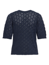 Vila Sava V-Neck 2/4 Knit - Navy