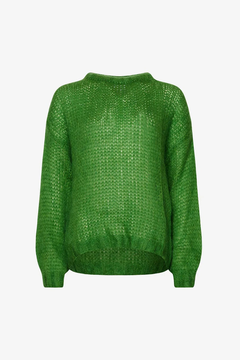 Noella Delta Knit Sweater - Grass Green