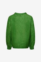 Noella Delta Knit Sweater - Grass Green