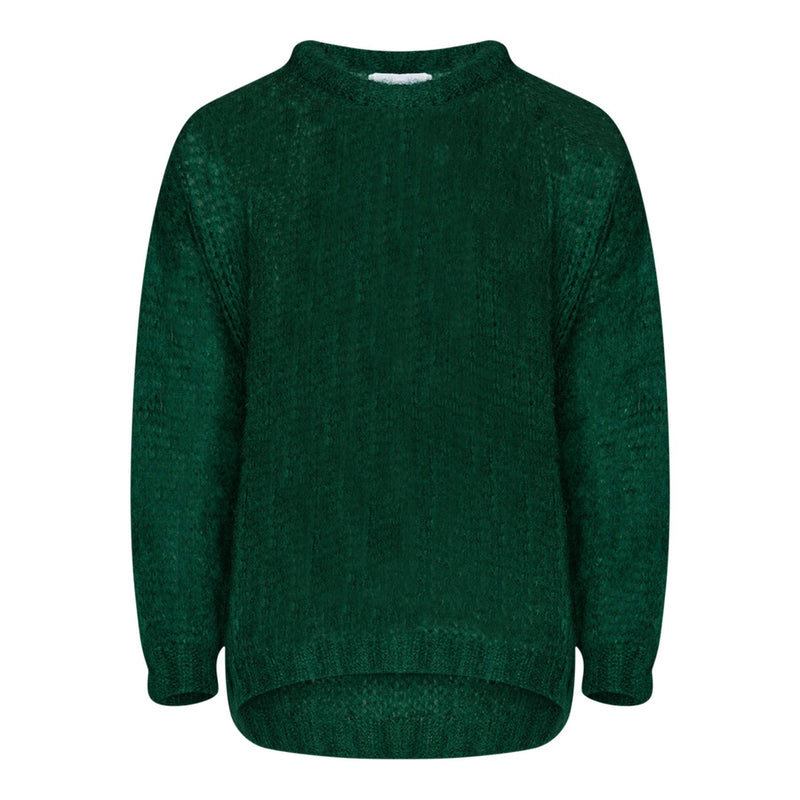 Noella Delta Knit Sweater - Bottel Green