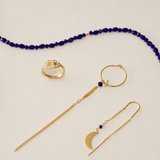 Stine A Miss Paris Hoop Earring with Long Chain - Montmartre
