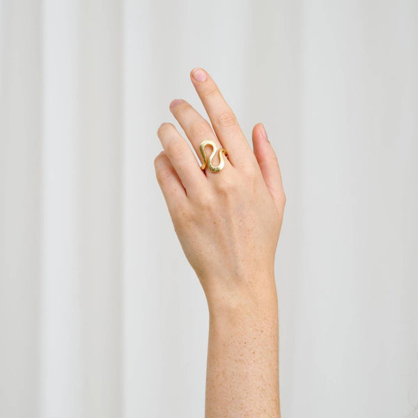 Pure By Nat Nina Ring - Gold