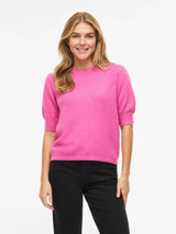 Vila Viril 2/4 Sleeve O-Neck Knit - Fiji Flower