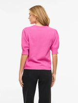 Vila Viril 2/4 Sleeve O-Neck Knit - Fiji Flower