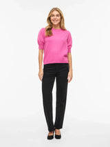 Vila Viril 2/4 Sleeve O-Neck Knit - Fiji Flower