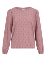 Asta O-Neck L/S Top - Nostalgia Rose