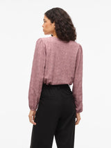 Asta O-Neck L/S Top - Nostalgia Rose