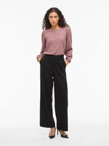 Asta O-Neck L/S Top - Nostalgia Rose