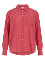 Vila Fara L/S Shirt - Berry