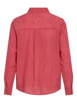 Vila Fara L/S Shirt - Berry
