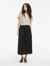 Vila sophie Hw Ankle Skirt - Black