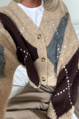 Noella N-Laiana Knit Cardigan - Sand Malange