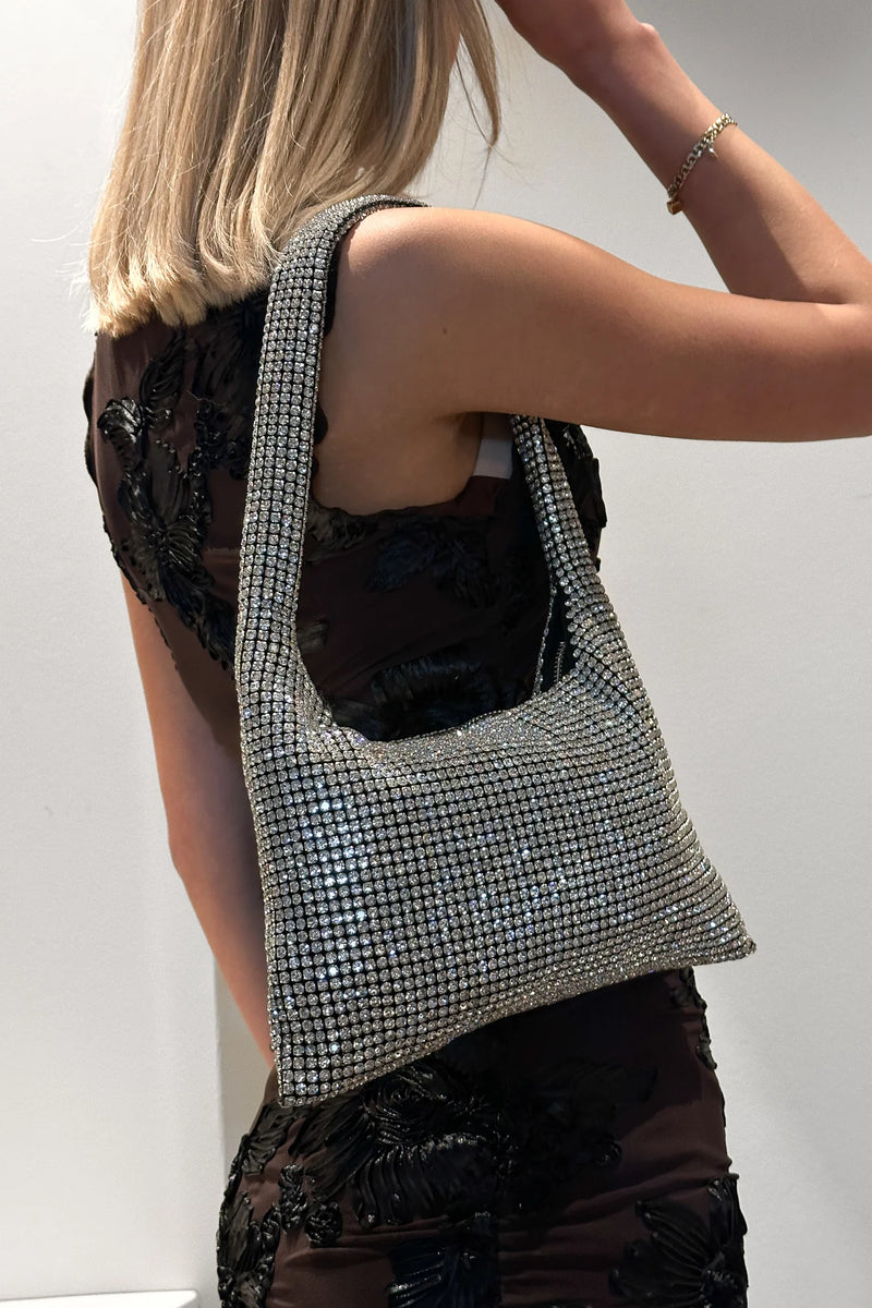 Noella Lake Sequin Bag - Silver