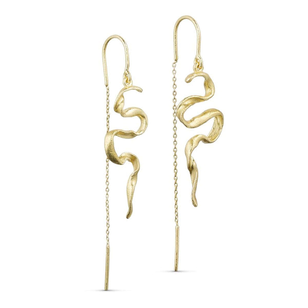 Pure By Nat Willow Chain Earring - Gold