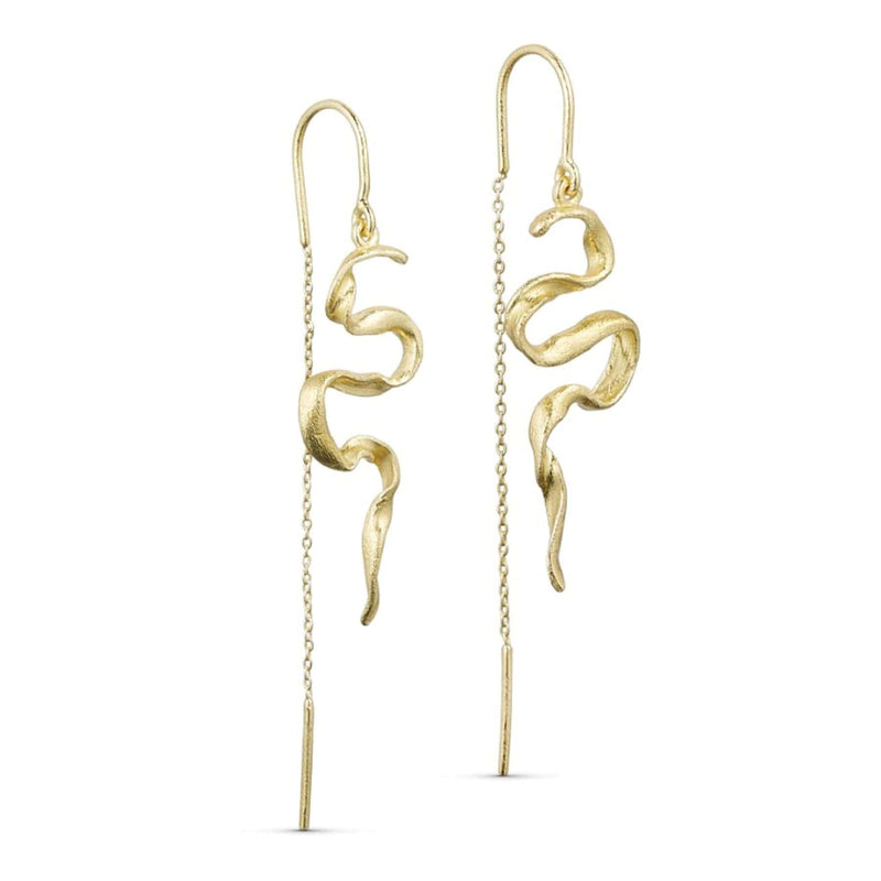 Pure By Nat Willow Chain Earring - Gold