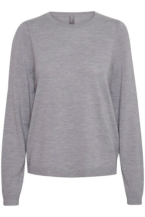 Culture agathe Pullover - Light Grey Melange