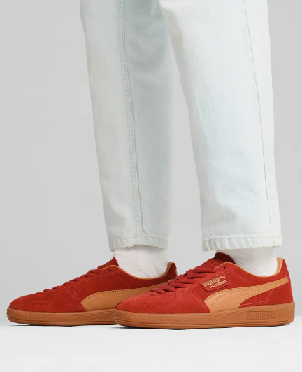 Puma Palermo - Mars Red - caramel latte