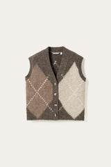 Noella N-Laiana Vest - Ash Bown Mix