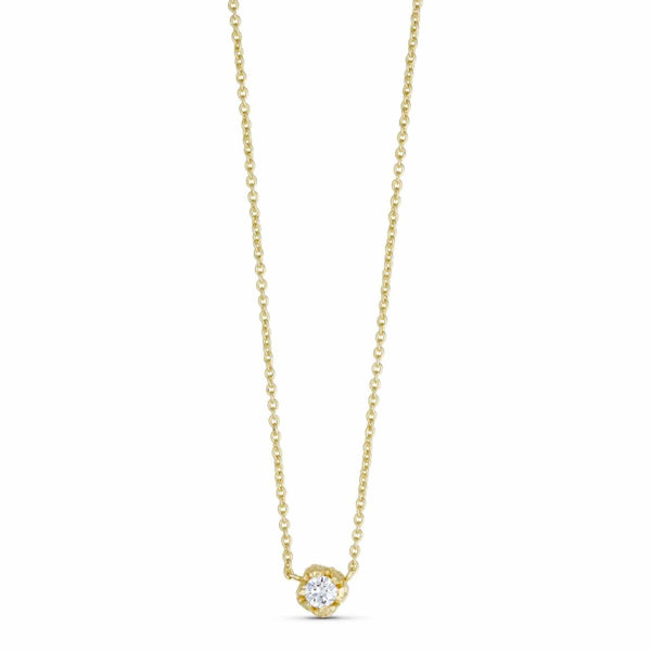 Pure By Nat Clara Necklace W. Zircon - Gold