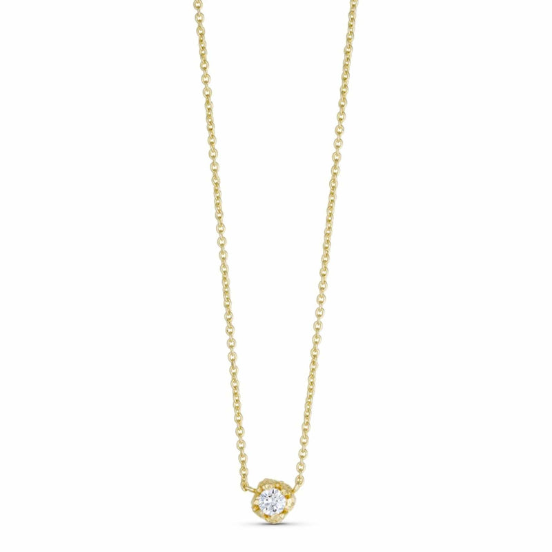 Pure By Nat Clara Necklace W. Zircon - Gold