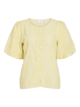 Vila Antonett O-Neck 2/4 Shirt - Pastel Yellow