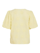 Vila Antonett O-Neck 2/4 Shirt - Pastel Yellow