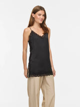 Vila Ionara Lace Singlet - Black
