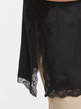 Vila Ionara Lace Singlet - Black