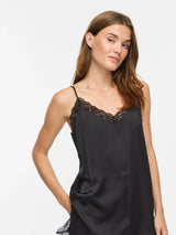Vila Ionara Lace Singlet - Black