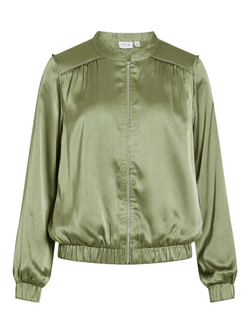 Vila Vinela Bomber Jacket - Oli Green