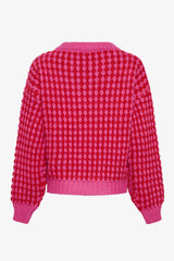 Noella Gio Knit Jumper - Pink Red Mix