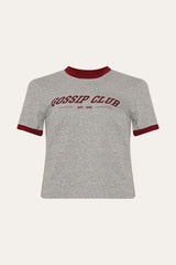 Noella Gossip T-Shirt - Medium Grey Mel