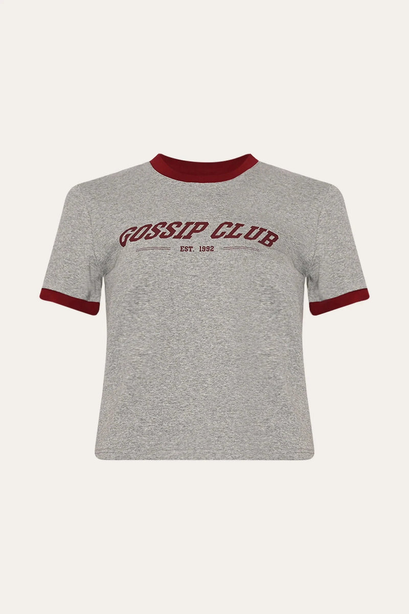 Noella Gossip T-Shirt - Medium Grey Mel