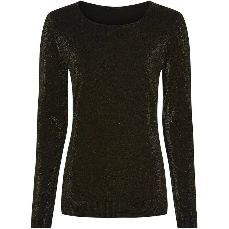 Tim & Simonsen Las Vegas Glitter Blouse LS - Gold