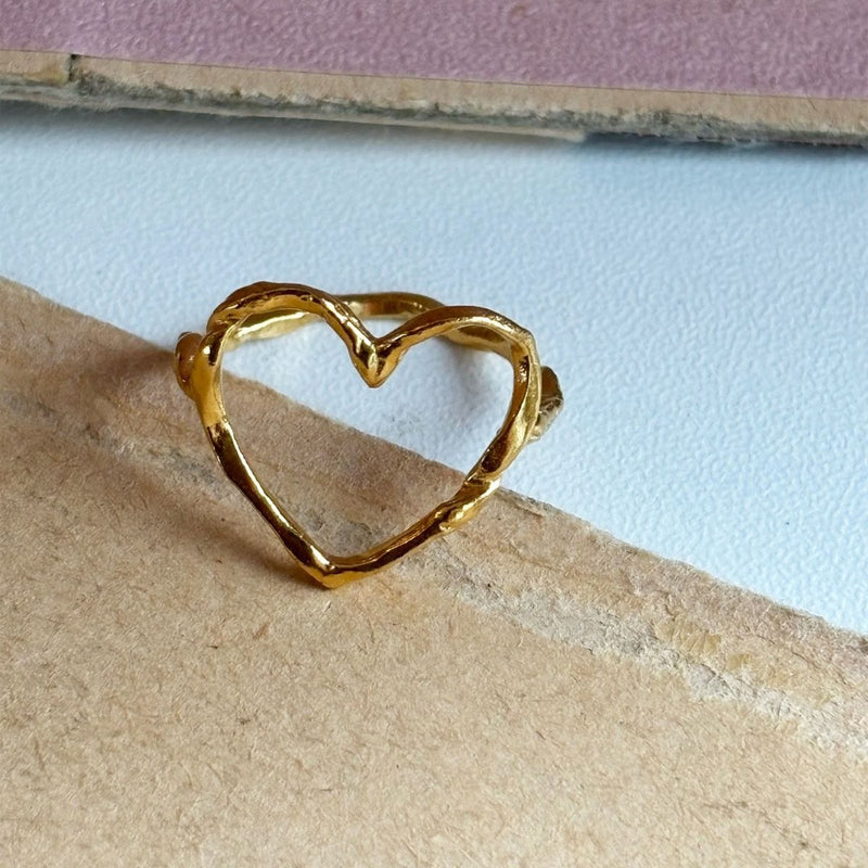 Stine a Flow Earring With Tow - Gold